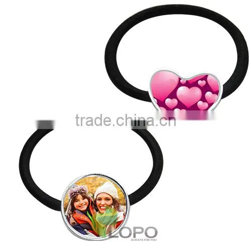 Sublimation Unique Blank Metal Necklace Dog Tag Hair Pin Hairtie photo-2