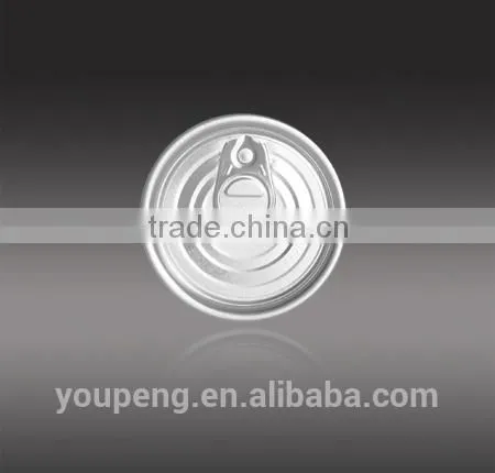 209 Aluminum Round Full Opening Easy Open End 62.5mm