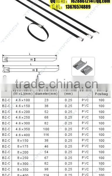 Supply Stainless Steel Lock Steel Ball Ties (material:304-201-316 ) 4.6*200 photo-3