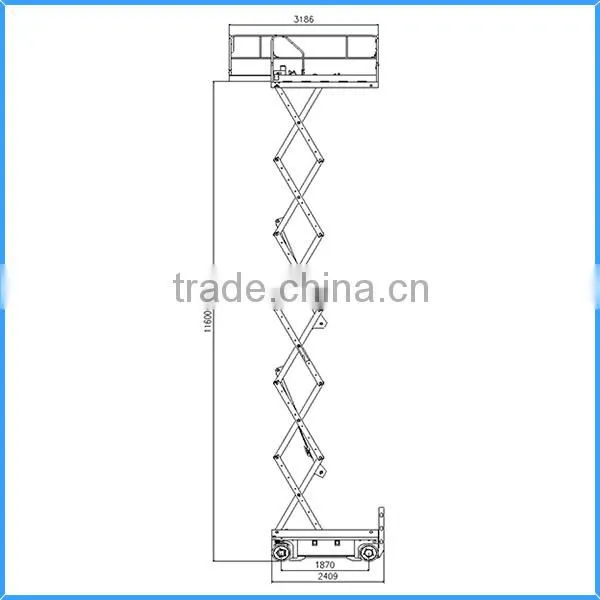 Electric Scissor Lift Platform of Load Rise photo-3
