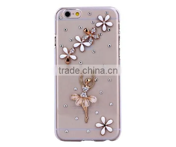2016 OEM Design Diamonded Back Cover Mobile Phone PC Case for Samsung s7 photo-2
