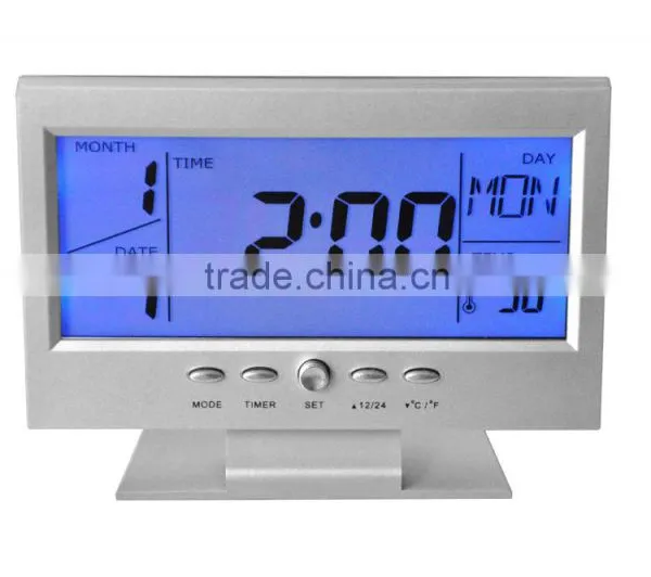 Sound Controlled LCD Clock