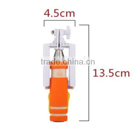Hot Selling Mini Bluetooth Remote Control Selfie Stick With Monopod photo-3