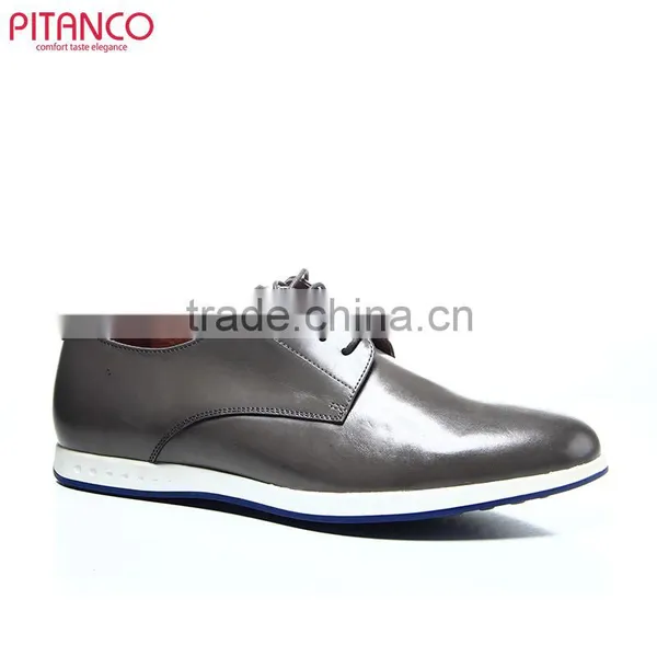 2016 New Style Lace-up Casual Leather Shoes for Men photo-2