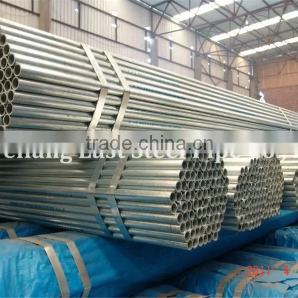 BS1387/ASTM A53/EN39 Hot Dipped Galvanized Scaffolding Steel Pipe photo-4