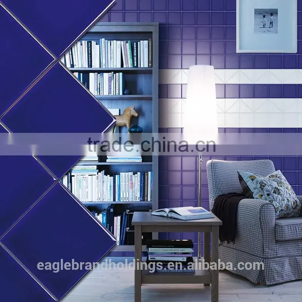 Purple Color 10x10 Square Ceramic Tile, Bathroom Wall Tiles, Interior Tile photo-3