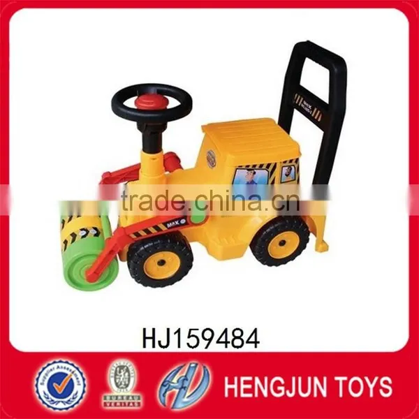 cartoon kids toy plastic road roller engineering car toy