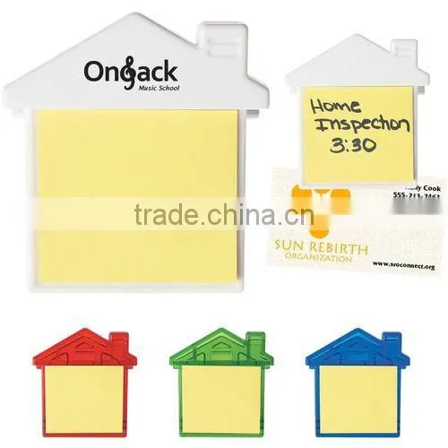 Magnetic House Clip With Sticky Notes