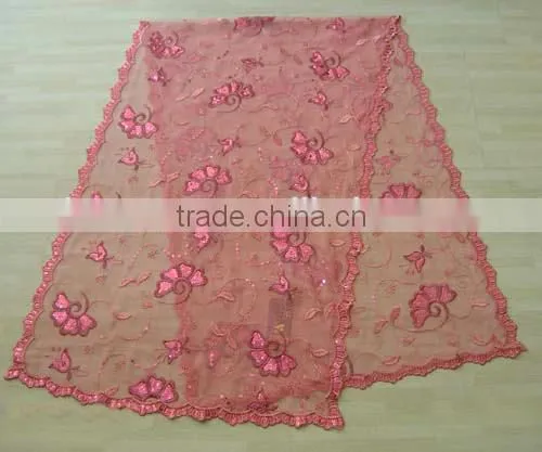 Latest Arrival Fashionable Children Adults Embroidered Polyester Scarf photo-2
