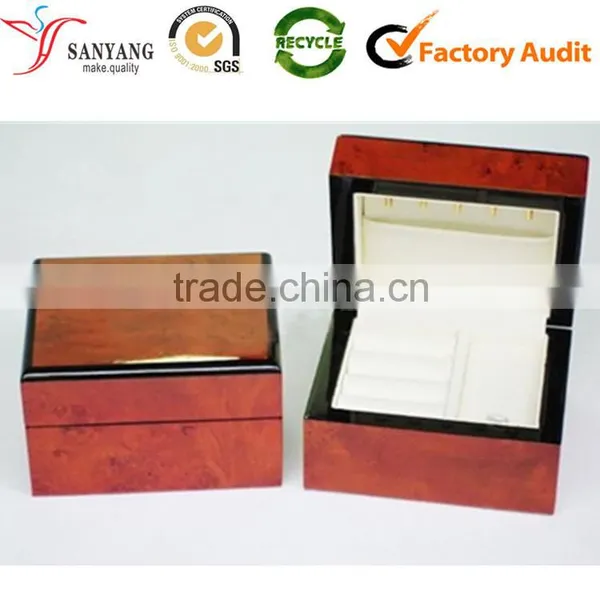 Wooden Glossy Jewelry Set Box Jewelry Set Display Box