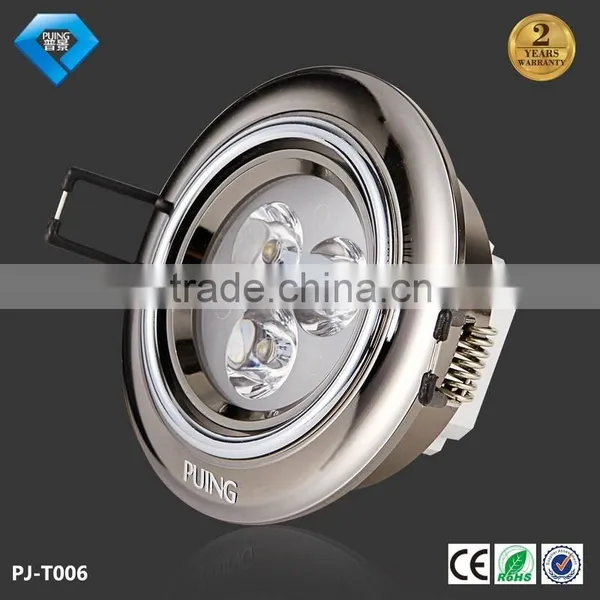 3w Golden Silver Round Led Ceiling Light Made in China photo-2