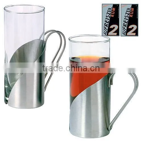 Stainless Steel Glass French Coffee Cup