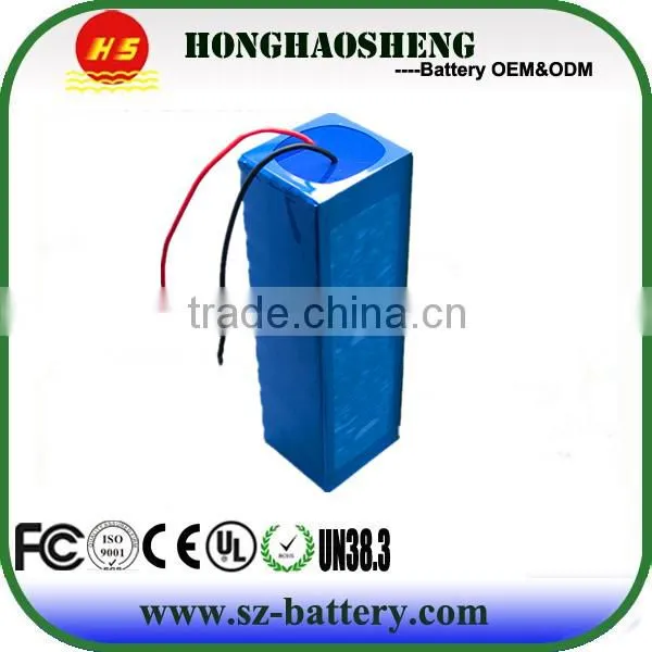 Rechargeable Li-ion48V 15AH Battery For High Power Bank