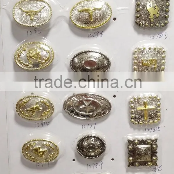 Western Conchos With Screw for Western Belts