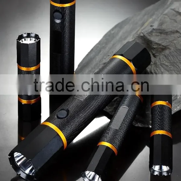 POPPAS-LM 005 Series Rechargeable Design Aluminum Alloy Xpe 3w Led Flashlight photo-2