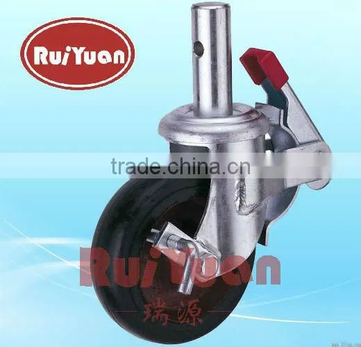 Scaffolding Castor With Rubber on Iron Wheel for Heavy Duty Scaffolding