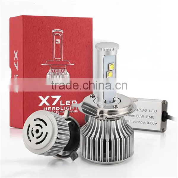 Hot Selling Waterproof Level High H4 Led Headlight P43t in Retail photo-2