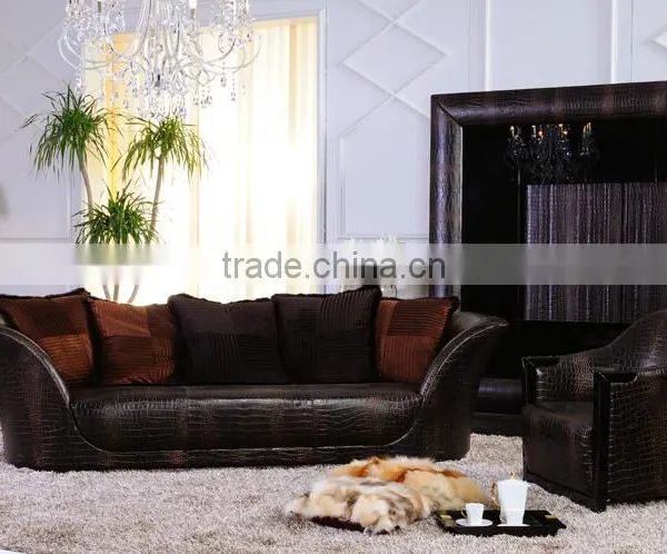 JS01-24 Four Seats Sofa in Real Leather in Living Room From JL&C Luxury Home Furniture New Design (China Supplier) photo-2