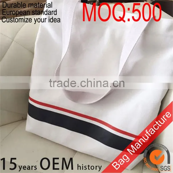 Custom Promotional Recyclable Cotton Canvas Bag photo-3