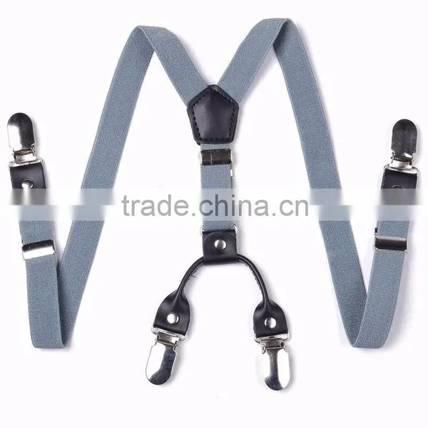 Custom Printed Designs Fashion Baby Toddlers 4 Clips Braces Suspender photo-5