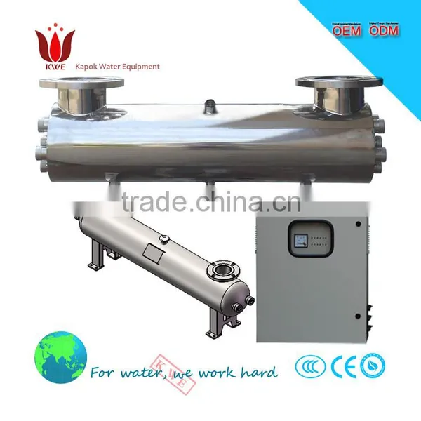 Drinking / Sewage / Industrial Water Treatment Plant Euipment for UV Water Disinfection 200T/H 2560W