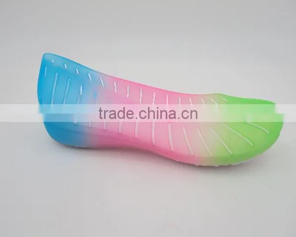 New Styles Gradient Color Woman's Inject Eva Sandals photo-4