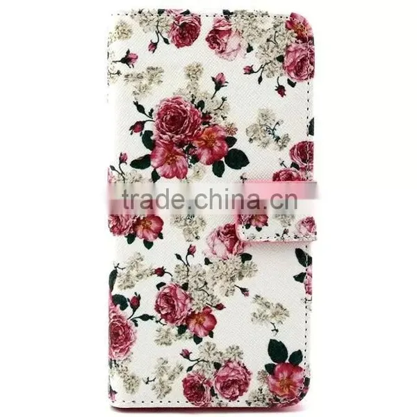 Color Print Slim Wallet Leather Case Cover For Asus Zenfone 5 photo-4