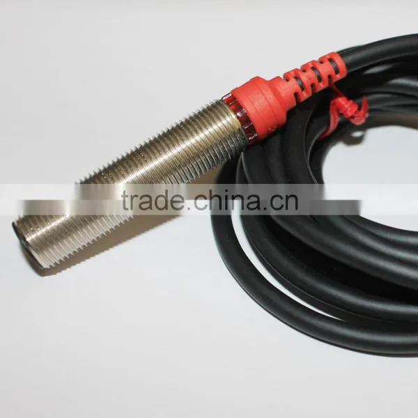 F3C Series M12 Inductive Sensors, Cylinder Shape Inductance Sensor, PNP/NPN, Flush/Non-flush photo-2
