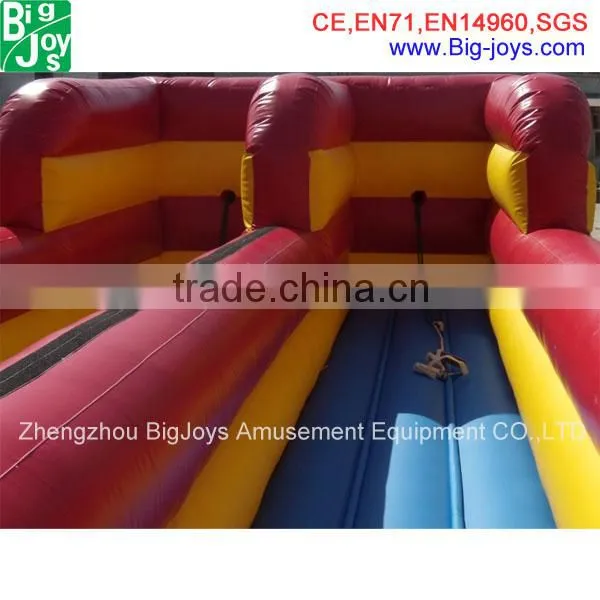 2016 New Design Hot Game 2 Lanes Bungee Run Inflatable Game for Sale photo-3