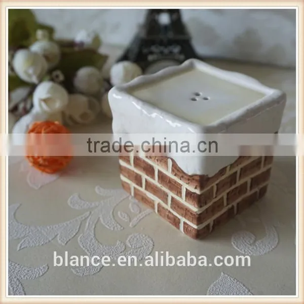Ceramic Brick Wall High Quality Salt and Pepper Shakers photo-2