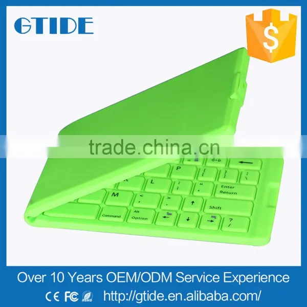 Waterproof Wireless Foldable Silicone Keyboard Pocket Bluetooth Keyboard for IPhone,/Samsung/iPad photo-3