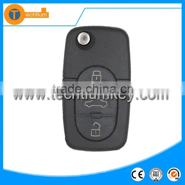 With 1616 Battery Place Folding Flip Remote Car Key Shell Cover House Case Blank Key for VW Polo 2013 Passat b5 B6 Golf 4 5 Bora photo-2