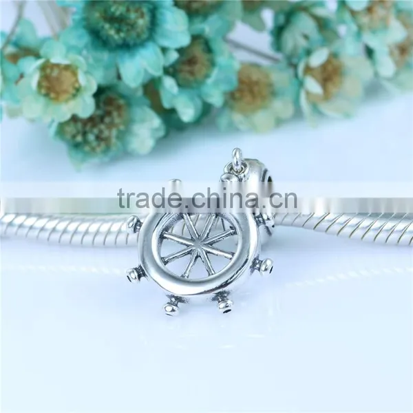 Sailor's Gift Ship Rudder Shaped Solid Silver Pendants photo-6
