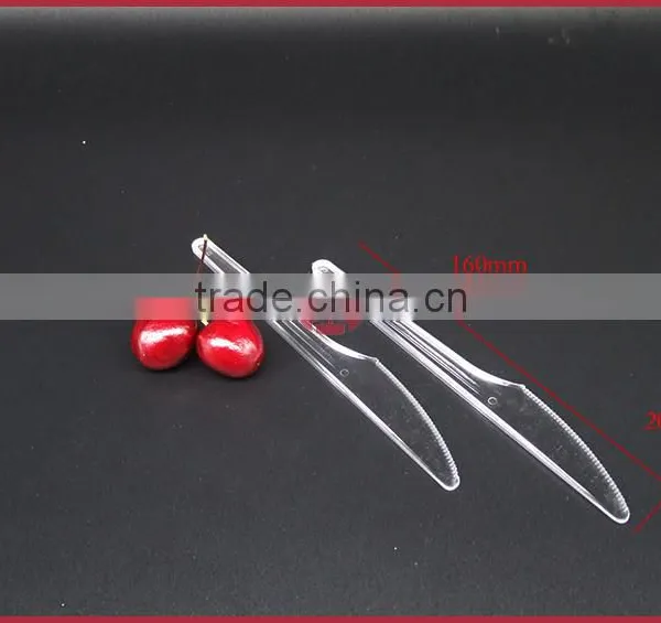 Healthy PP Material Plastic Tableware Cake Dessert Knife photo-2