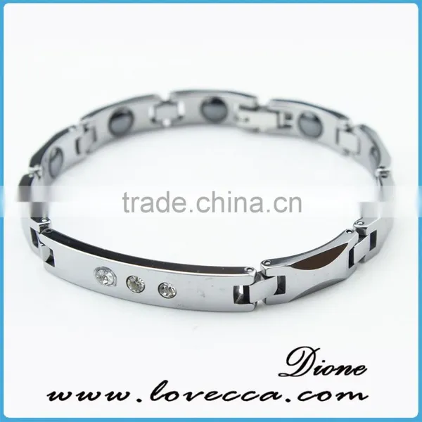 Health Care Silve Gold Men Magnetic Health Bracelet Armband photo-5