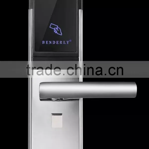 Swipe Card Door Lock,stainless Steel Electronic Hotel Panel Lock photo-5