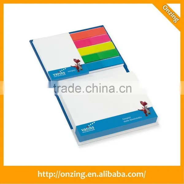 Good Quality Logo Printed Hard Cover Pocket Sticky Note Memo Pad photo-5