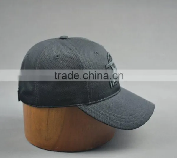 Black Sports Caps Diamond Mesh PE Sports Caps photo-6