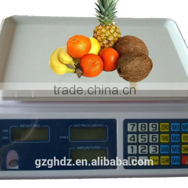 LED Display 30kg Electronic Price Balance / Double Dispaly Low Price Price Computing Electronic Scale photo-2