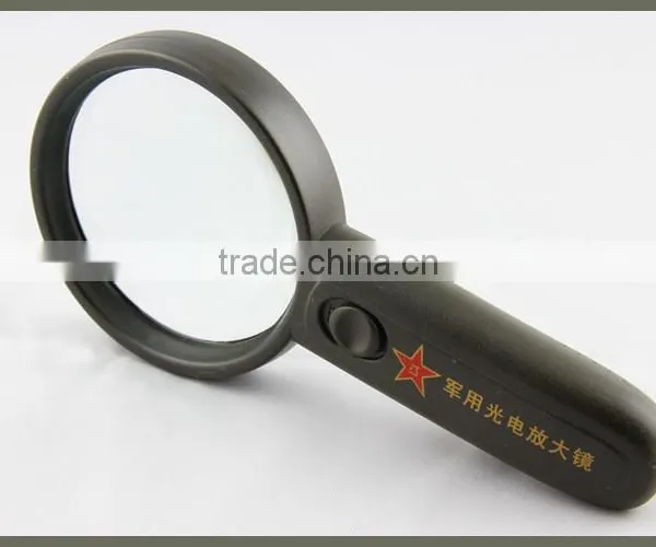 IMAGINE 3X Army Green Magnifying Glass With 2 LED Light for Reading photo-2