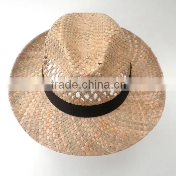 2016 Summer Hot Sale Simple Fashion Curved Brim Men Straw Hats photo-4
