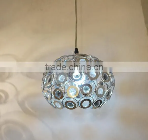 Crystal Ball Pendant Light Decorative Metal Pendant Hanging Lamp / Light photo-3