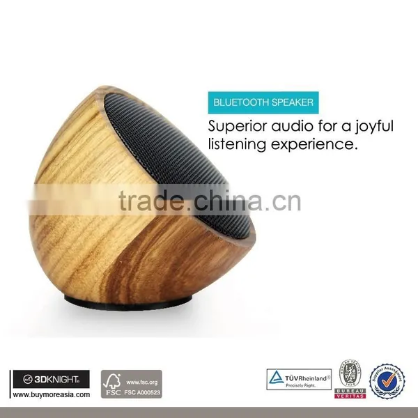 3D KNIGHT High Quality OEM Professional Mini Portable Wooden Wireless Bluetooth Speaker photo-4