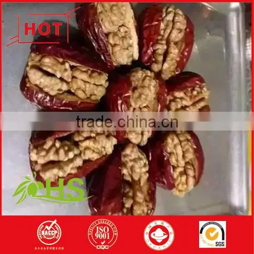 High Quality Chinese Jujube Fruit Shanxi Special Grade Dried Red Dates With Walnut Meat