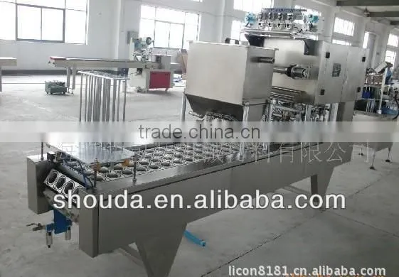 Soybean Paper Cup Filling & Sealing Machine