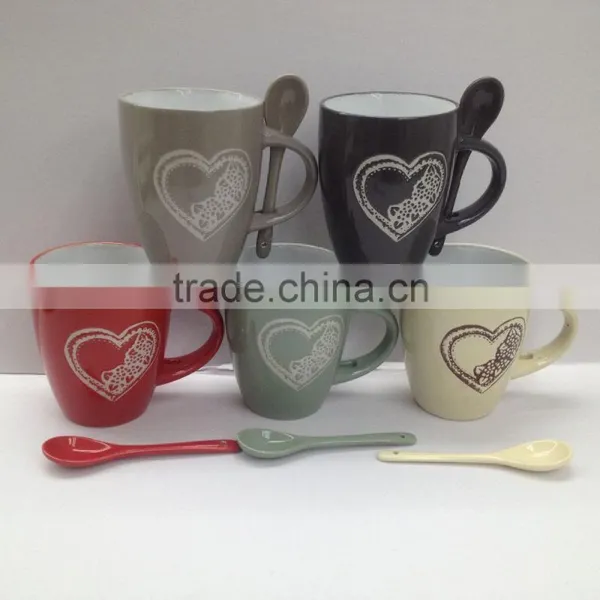 Fine Best Quality Good Quality Ceramic Mugs Cups ,glazed Color Hot Selling,custom Logo Designs,many Designs With Color Box photo-6