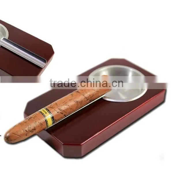 Bulk Stocked Wooden Mini Pocket Cigar Ashtray (XJJD20) photo-2
