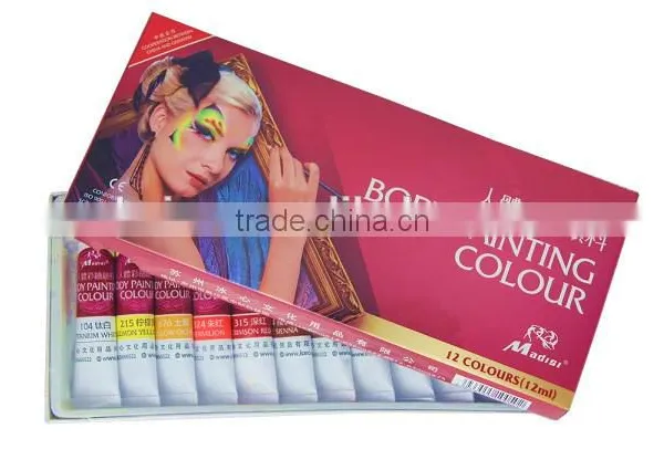 Professiona Washable Bride Make up Modeling Colour Face Paint Body Paint photo-2
