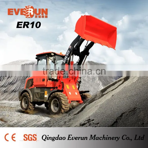 Everun Brand 1.0 Ton Small Wheel Loader Zl-10 With Floating Function photo-4
