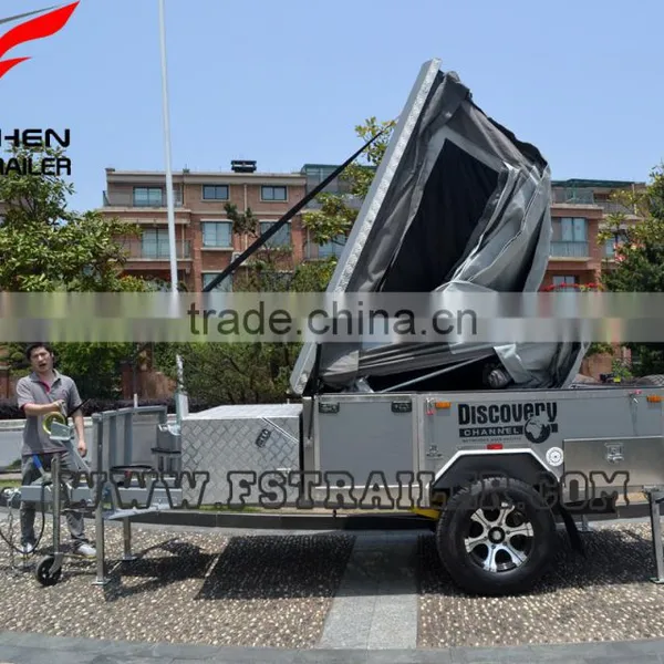 New Hard Floor Camper Trailer With Tent for Sale photo-4